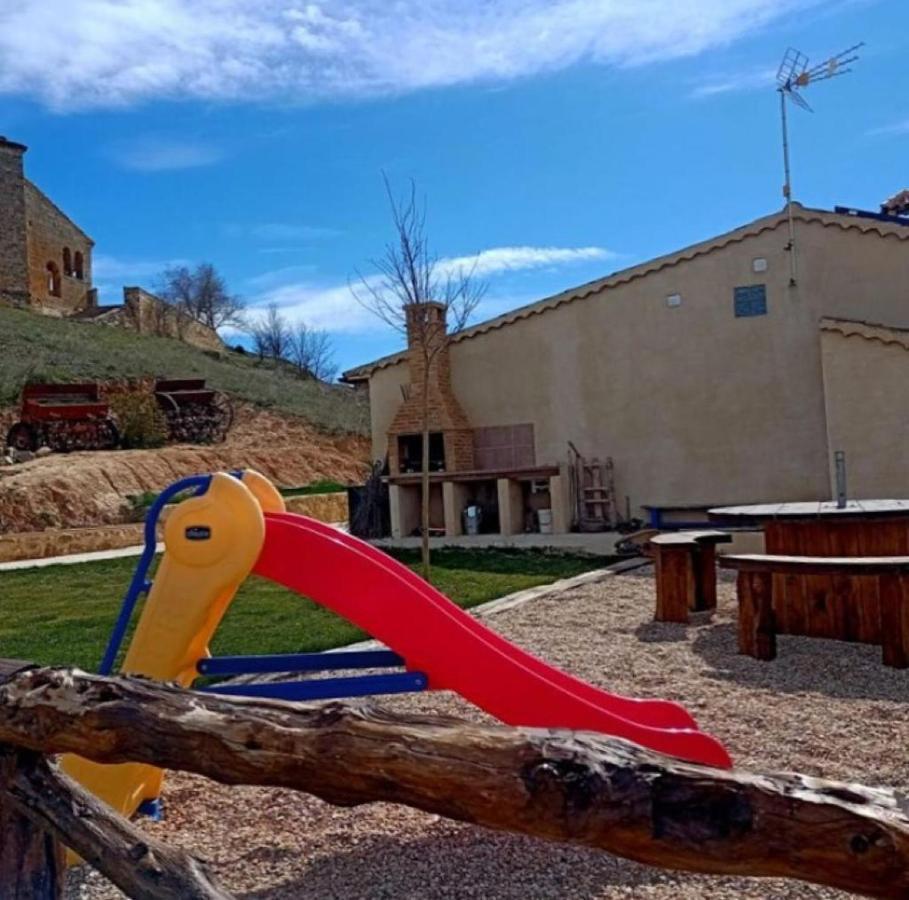 Casa Rural La Charolesa Aguilera Bagian luar foto